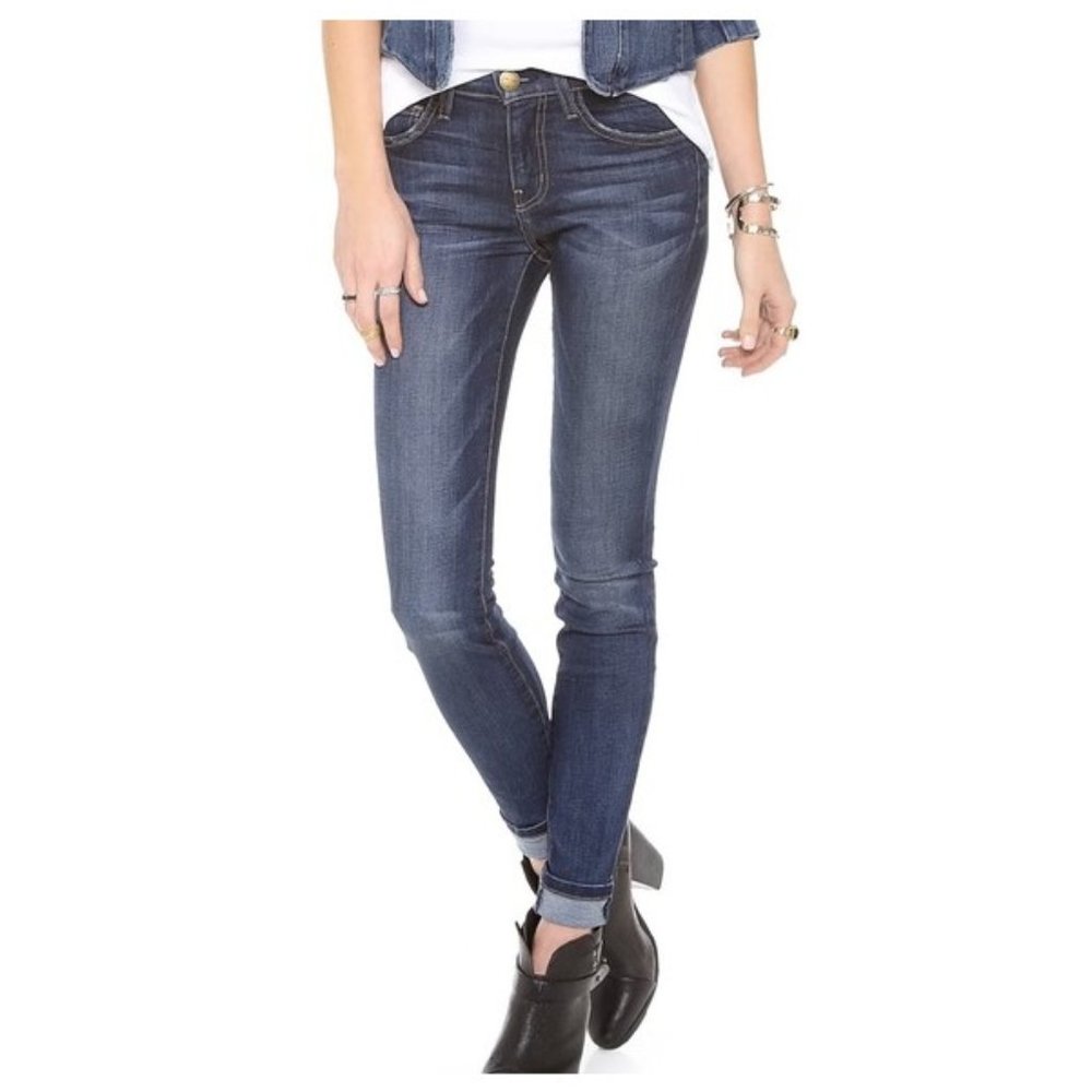 Current/Elliott Dark Blue Skinny Jeans